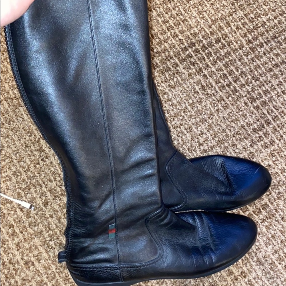 Authentic Gucci leather boots